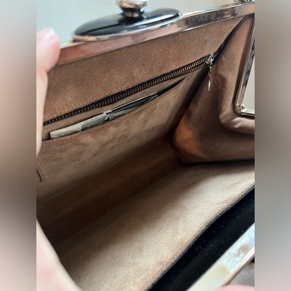 Vintage 50s Unbranded Top Handled Purse - Picture 10 of 12